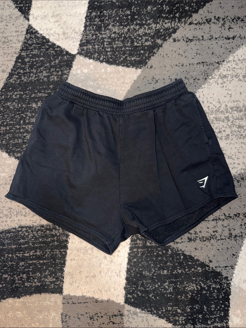 Gymshark Black Women's Athletic Fleece Shorts